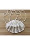 Hand Knitted White Color Flexible Summer Colorful Sequined Mesh Hair Beanie - 3
