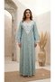 Blush Bloom Embroidered Jalabiya – Elegant Floral Modest Dress - 2