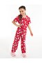 NAY LD LIC SUGAR BLOOM KITTY CLASSIC SS PJ SET-LDPJSBCLVT12:RED:5-6YEARS - 3