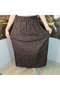 Elastic Waist 3-Layer Ruffle Viscose Fabric Skirt, Mevlana Long Cotton Skirt, Size 38-46 - 2