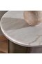 NAJWA CONSOLE TABLE MARBLE - BEIGE & BROWN - 3