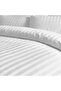 Microfiber 3pcs Duvet Cover Set (1 duvet cover & 2 pillow case) - Queen (220x240cm) - White - 2