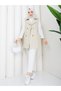 Women's Double-Breasted Belted Vest Rc3151