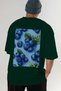 Blueberry 2 Oversize Back Printed Green T-Shirt Unisex 100% Cotton Premium Design Streetwear - 7