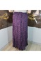 Elastic Waist 3-Layer Ruffle Viscose Fabric Skirt, Mevlana Long Cotton Skirt, Size 38-46 - 5