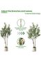 122cm Premium Lifelike Double Trunk Artificial Olive Tree – Real Touch Faux Potted Floor Plant for Minimalist Interior Styling - 6