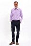 Men's Long Sleeve Sweat-Absorbent Breathable Texture Four Seasons Shirt - 2