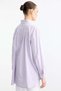 Bead Detailed Poplin Shirt Lilac - 4