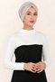 White Hijab Neck Collar Sleeveless Bolero Crop |   Long Sleeve Hijab Crop Body |   Flexible Comfortable Crop Bolero |   Casual Sportswear Hijab Tops