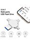 512GB 4 in 1 USB 3.0 Thumb Drive for Phones Tablets and PC iOS and Android - 2