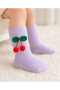 Baby Girl Cherry Pompom Cotton Knee Socks 0-5 Years Special Day - 2