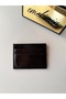 Women's Shiny Black Card Holder Wallet Slim Design Multi-Compartment Mini Card Holder - 2