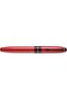 ICON 9111 Metallic Red Rollerball Pen with Glossy Black PVD Trims - 3