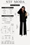 Women's Ribbed Collar and Side Zipper Cuffs Knitwear Set - 7