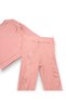 100% Cotton 0-3-6-9-12 Months Baby Girl Ruffle Detailed Thin Seasonal 2-Piece Top and Bottom Baby Set - 6