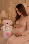 Mom to Be Written Crowned Plush Teddy Bear Gift Box – Gift for Mother-To-Be and Baby Girl - 4