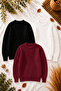 Men's 3-Piece Premium Ribbed Knitwear Sweater Set Crew Neck Slim Fit Winter Basic