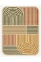 Sdt Traditional Patterned Modern Woven Base Decorative Carpet Sdtamor2766