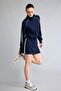 Ultra Soft Cotton Standard Fit Modal Navy Blue Mini Skirt H2002Ax26Au - 3