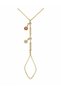Gold Color Daisy Paperclip Steel Şahmeran Trend Elegant Gift for Women