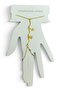 Gold Color Interlocking Star Steel Shahmeran - 3903 - 2