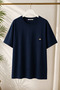 Short Sleeve Oysho T-Shirt with Accessories – Navy Blue