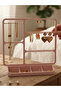 Aesthetic Desktop Jewelry Stand, Compartmentalized Earring and Ring Organizer (20X18 cm) - 3