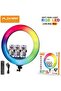 إضاءة رينج لايت احترافية R56 Pro RGB مقاس 56 سم (إضاءة ناعمة | تحكم عن بعد | دوران 360 درجة | حماية للعين) - 2