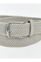 Vizyon New Season Gray Knitted Patterned Men's Belt - 4