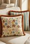 Mila Retro Garden Set of 2 Fringed Throw Pillows - 2