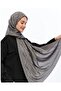 Alia Shawl - Vo Motif Pattern - Dark Gray - 2