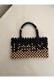 Handmade Black Gold Beaded Evening Dress Bag |   Shoulder & Hand Bag |   Invitation, Wedding, Engagement - 4