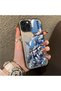 iPhone 15 Pro Max Compatible Hard Acrylic Back Silicone Edge Lens Protection Case - 3