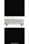 Velvet Tablecloth for 8 People with White Lace - 4