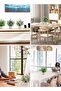 3 Pack Mini Potted Fake Plants Artificial Plastic Eucalyptus Plants for Home Office Desk Room Decoration - 2