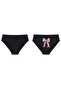 Women's Lycra Bamboo Slip 3-Pack Noir Charm Printed Black – Breathable Fabric, Soft Touch - 5