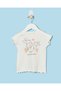 Infant Girls Ivory Bunny Rib T Shirt