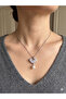 26Kly30 - Steel Pearl Heart Necklace - 2