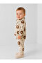 Boy's Top and Bottom Tracksuit Set with Scarf and Bib - 4