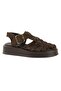 Suede Braided Women's Sandals Dg6095 Brown - 4