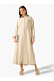 EMBROIDERED LINEN DRESS - 3
