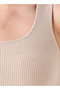 WIDE STRAP FITTED KNIT TANK TOP - 6