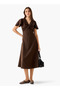 ANGEL SLEEVE TWISTED DRESS - 4