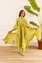 Cotton Anarkali Flower Embroidered Kurta Set for Women |Women Indian Wear | Festive & Party Wear | 3 Piece SetKurta Set for Women | Kurta Pant Dupatta Set | Women Indian Wear | Ethnic Indian Wear - 3