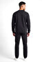 Men's Regular Fit Logo Printed Round Neck Long Sleeve Black Sweatshirt - 4