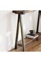 - 2-Tier Console Table with Storage, 43.3-Inch Entryway Table with Metal Frame and MDF, Narrow Sofa Table Behind the Sofa for Hallway, Bedroom, Living Room - 6