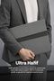 S-Touch 15-16 Inch Nfc-Enabled Silicone-Suede Laptop Bag Waterproof MacBook Case iPad Tablet Handbag - 6