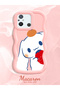 Poco C55 Compatible Case Camera Protector Pink Silicone Couple Phone Case Stripe Pattern - 2