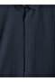 Ozmarka New Season Anthracite Comfortable Fit Men's Textured Shirt - 7
