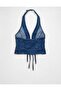 AE Denim Bow-Front Vest - 6